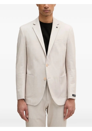 Karl Lagerfeld notched-lapel single-breasted suit - Neutrals