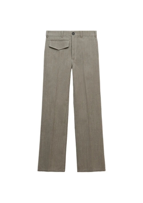Marni gray wool pants with pocket - Grey