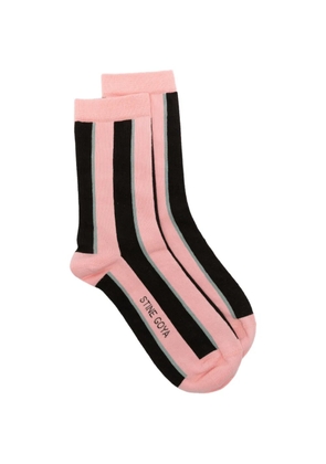 Stine Goya striped socks - Pink