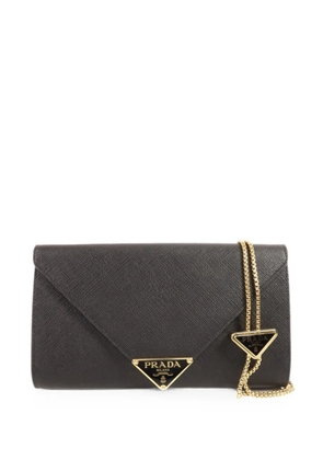 Prada Pre-Owned leather chain-strap shoulder bag - Black