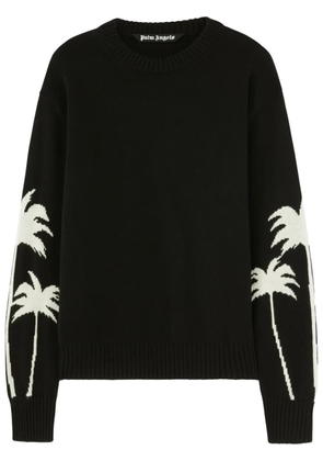 Palm Angels palms-knit sweater - Black