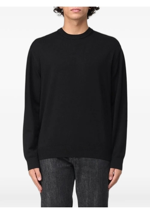 Emporio Armani crew-neck long-sleeve sweater - Black
