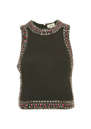 L'Agence Bastia embellished tank top - Black