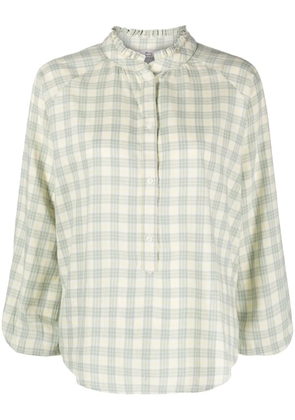 Woolrich checked cotton blouse - Green