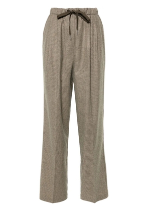 PINKO check-pattern trousers - Neutrals
