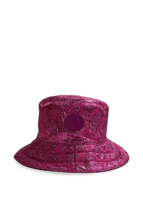 Gucci Pre-Owned Lamé GG Monogram reversible bucket hat - Pink