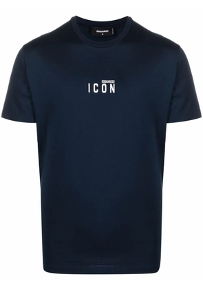 DSQUARED2 Icon-print cotton T-shirt - Blue