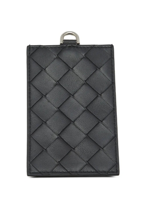 Bottega Veneta Pre-Owned Intrecciato luggage tag - Black