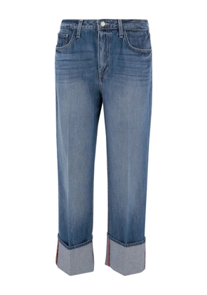 L'Agence logo-patch jeans - Blue
