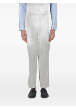 Re-Hash belt-loops trousers - White