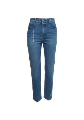 Stella McCartney Pre-Owned high-rise five-pocket jeans - Blue
