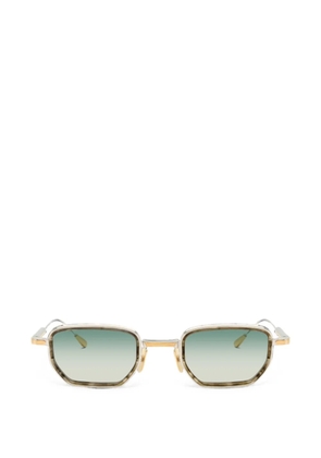 Lunetterie Générale All The Time In The World geometric-frame sunglasses - Green
