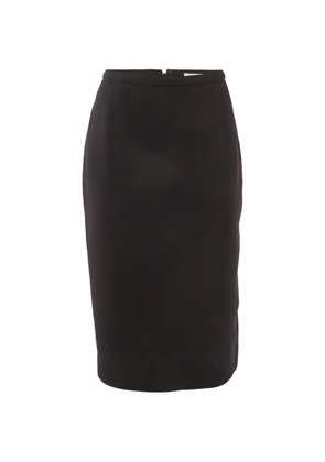 Christian Dior Pre-Owned gabardine pencil skirt - Black