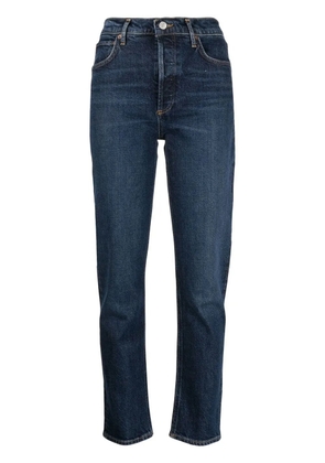 AGOLDE Riley high-waisted jeans - Blue