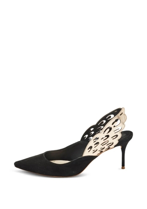 Sophia Webster Angelo wing slingback pumps - Black