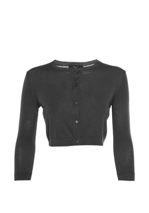 Weekend Max Mara cropped button-up cardigan - Grey