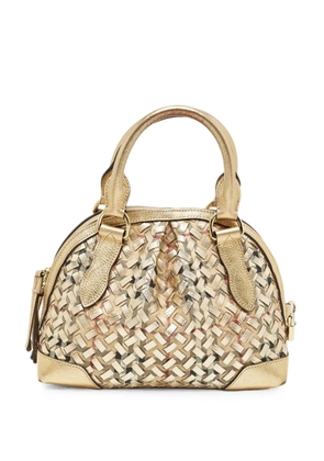 Burberry Pre-Owned small Thornley Haymarket satchel bag - Gold