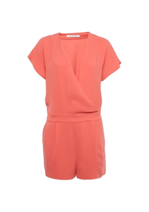 DVF Diane von Furstenberg V-neck playsuit - Orange