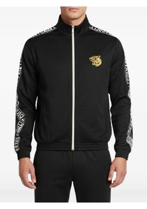Just Cavalli Vintage tiger-patch zip-up sweatshirt - Black