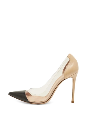 Gianvito Rossi panelled pumps - Neutrals