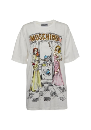 Moschino Pre-Owned embellished T-shirt - White