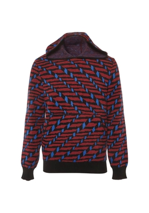 Missoni Pre-Owned jacquard knit hoodie - Red