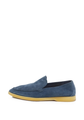 Loro Piana Pre-Owned Summer Walk suede loafers - Blue