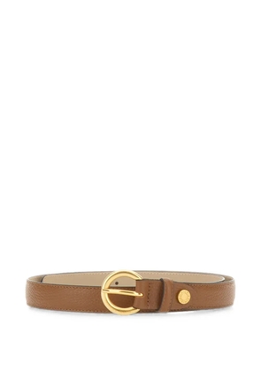 GIANNI CHIARINI hammered-leather belt - Brown