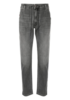 Diesel drawstring-waist tapered jeans - Grey