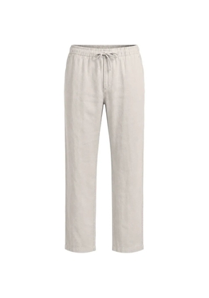 HARTFORD drawstring straight trousers - Neutrals