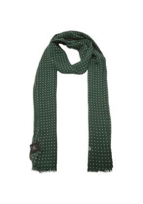 Dunhill dotted scarf - Green