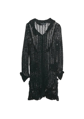 Dolce & Gabbana Pre-Owned press-stud-fastening coat - Black