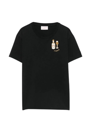 MC2 Saint Barth Emilie bead-embellished T-shirt - Black