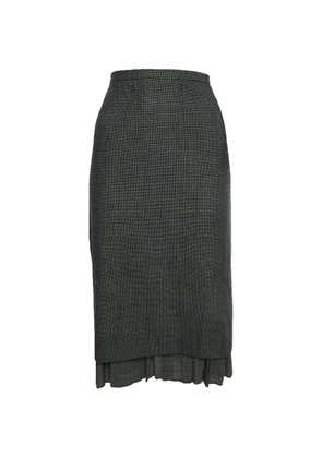 Max Mara Herringbone pencil midi skirt - Grey