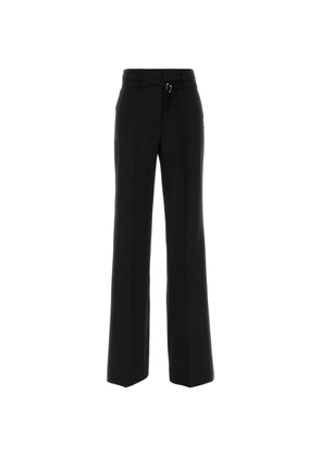 Sportmax belted straight-leg trousers - Black