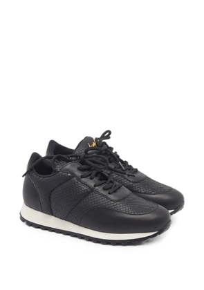 Giuseppe Zanotti Vintage Jimi python-embossed sneakers - Black