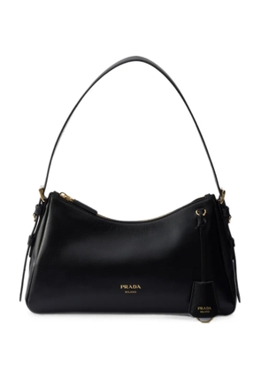 Prada Aimée medium leather shoulder bag - Black