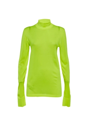 Les Rêveries stretch-knit turtleneck sweater - Green