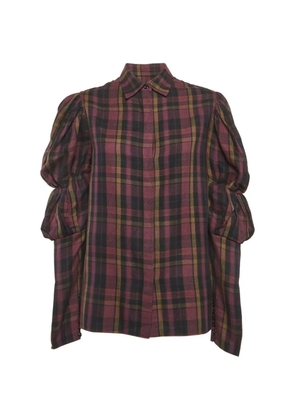 Ralph Lauren Vintage Vivian plaid-pattern shirt - Purple
