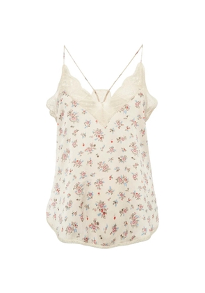 Zadig&Voltaire Christy floral-print camisole - Neutrals