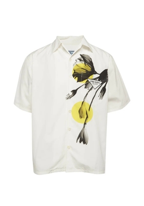 Prada Pre-Owned printed short-sleeve shirt - White