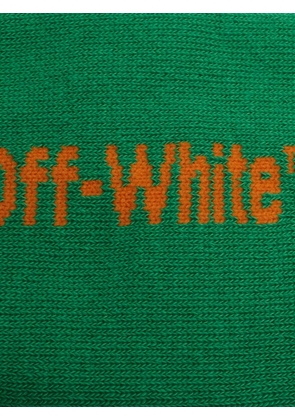 Off-White Pre-Owned logo-print socks - Green