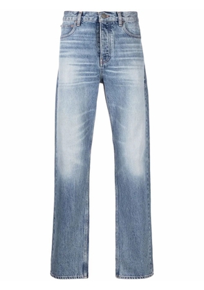 FRAME washed straight-leg jeans - Blue