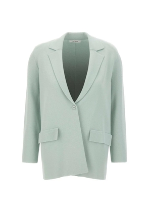 Kangra single-breasted Milano-stitch blazer - Blue