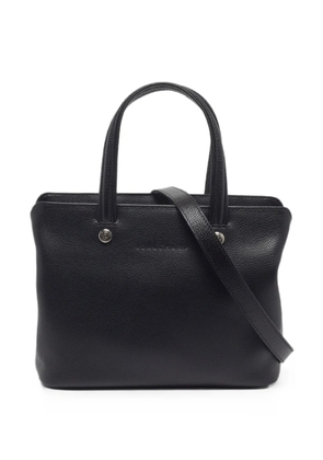 Longchamp Le Foulonne leather tote bag - Black