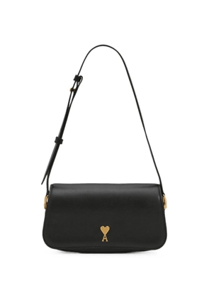 AMI Paris cowhide leather Paris Paris shoulder bag - Black