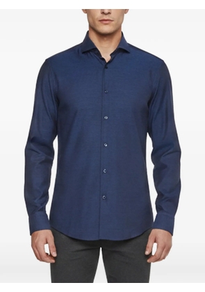 BOSS slim-fit button-up shirt - Blue