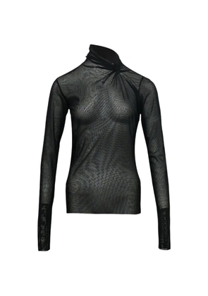 Hache twist-neck top - Black