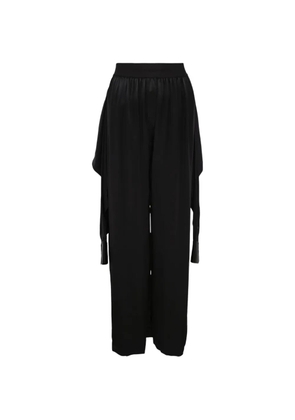 Alexander Wang silk charmeuse boxer trousers - Black