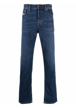 Diesel whiskered straight-leg jeans - Blue